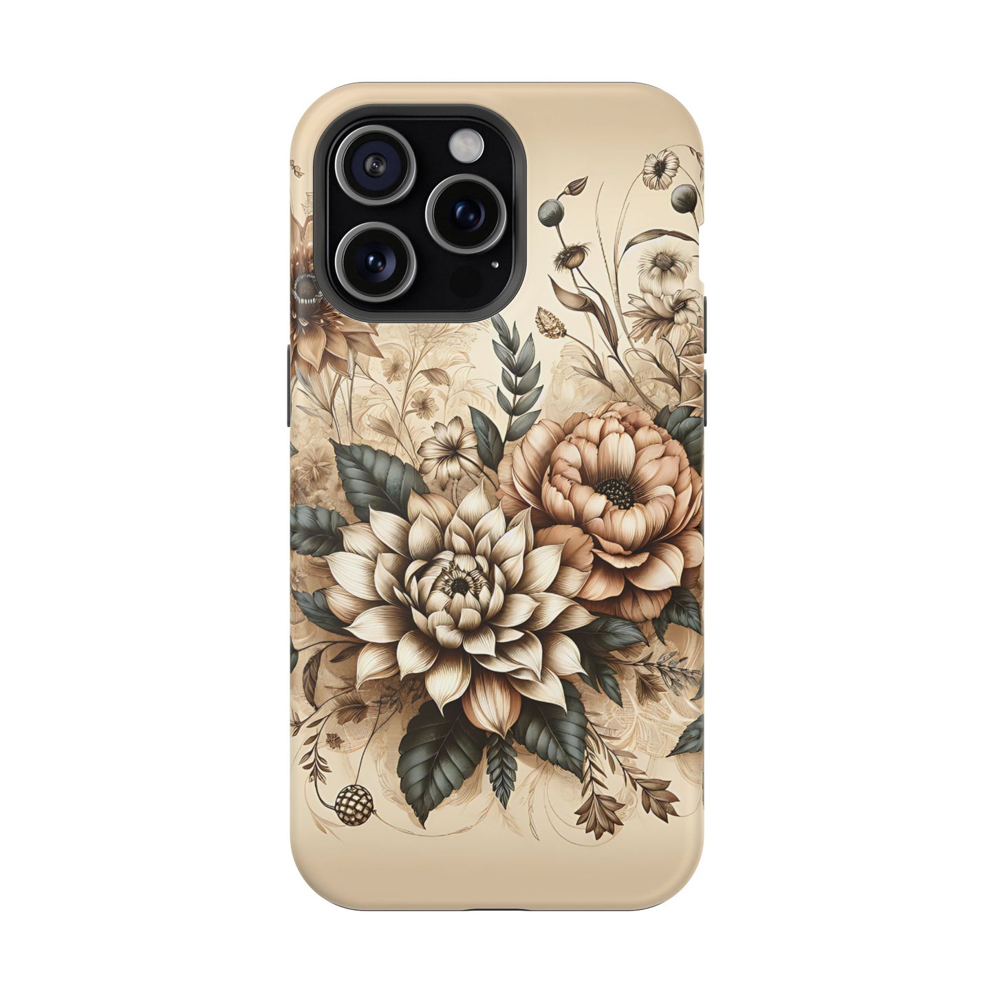 Boho flowers MagSafe Tough Iphone Case