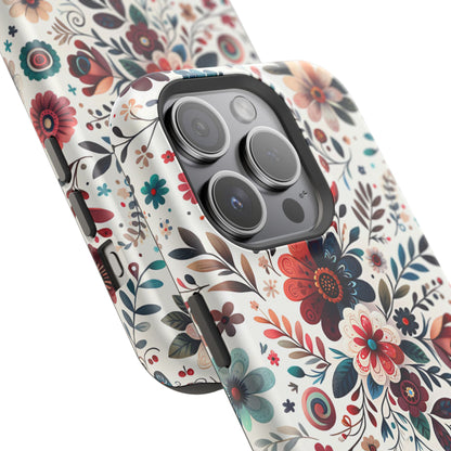 Boho flowers MagSafe Tough Iphone Case