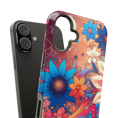 Celestial flowers MagSafe Tough Iphone Case