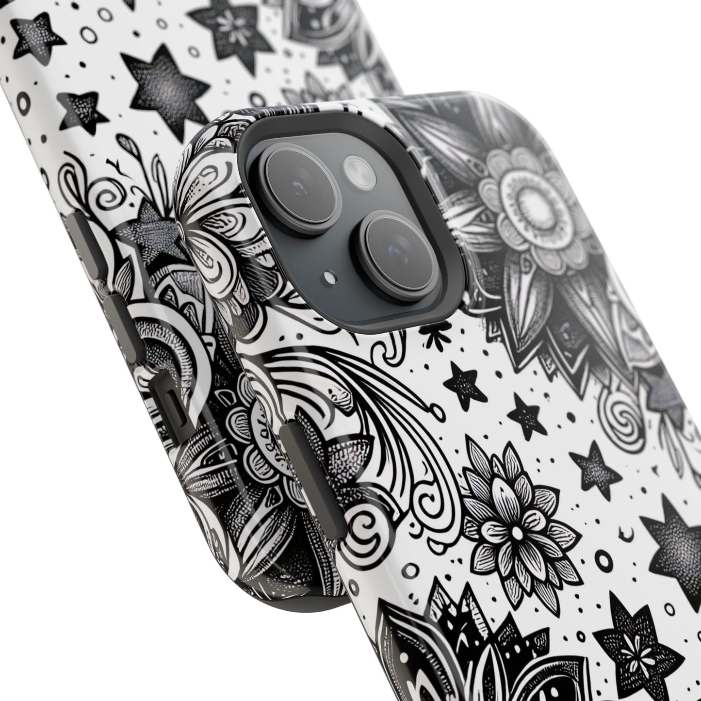 Celestial flowers MagSafe Tough Iphone Case