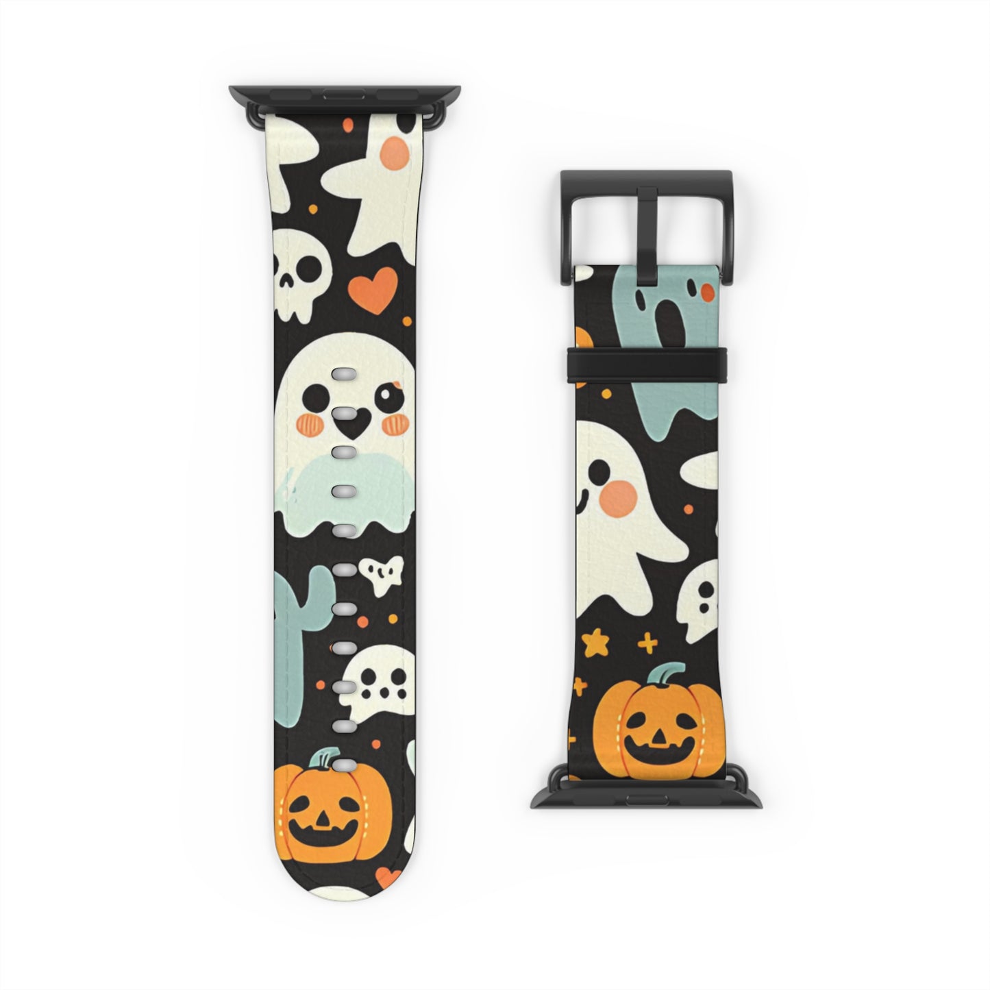 Halloween Faux Leather Apple Watch Band