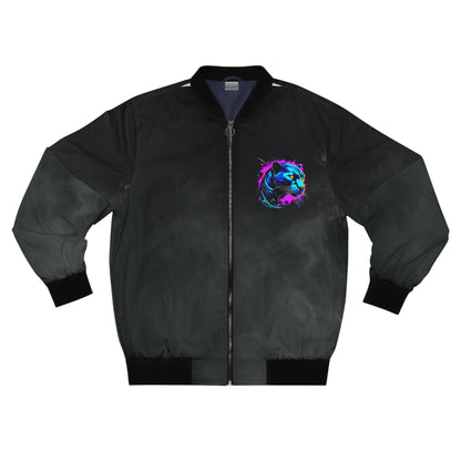 Men's lightweight Bomber Jacket (AOP), black panther jacket