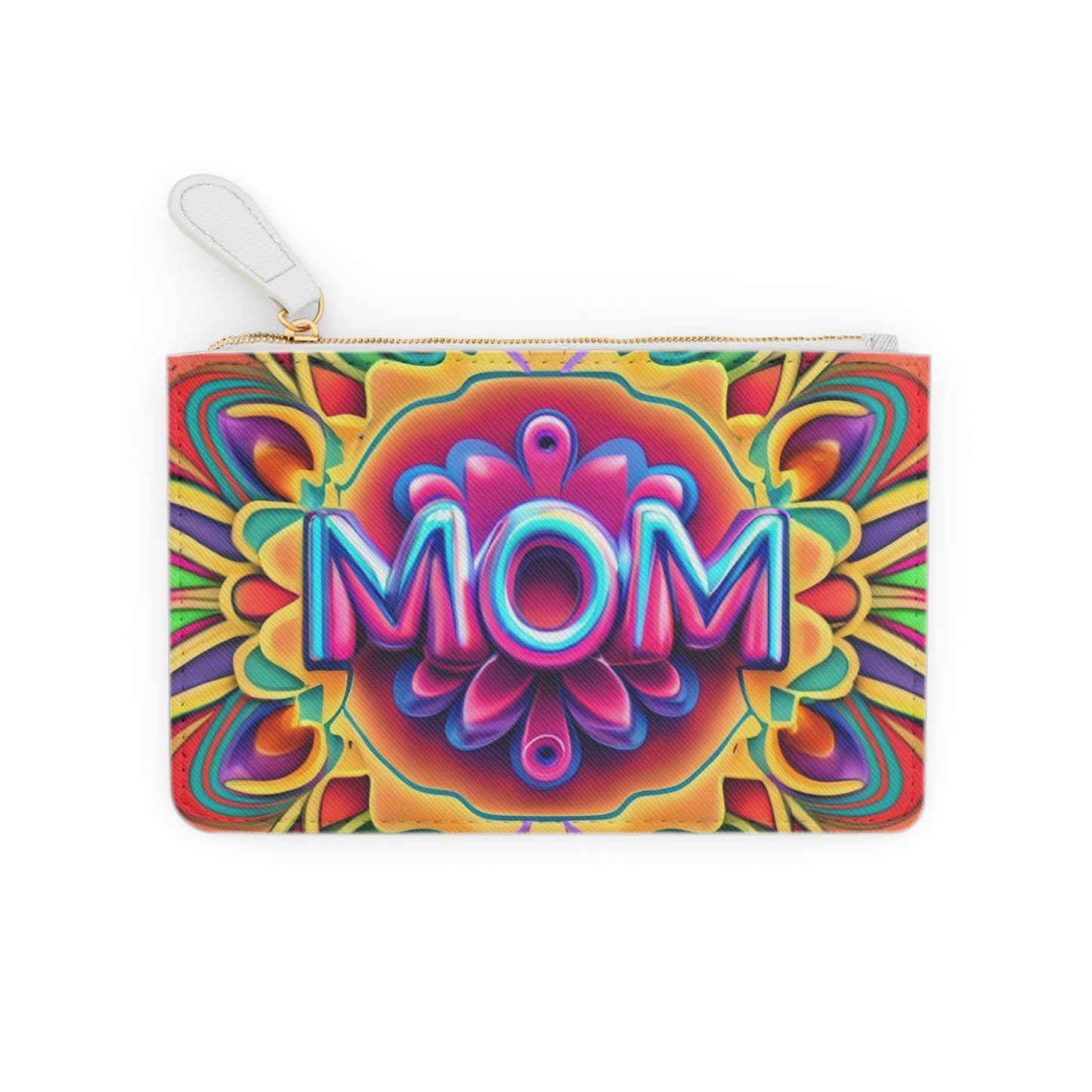 Mini Clutch Bag, mom clutch bag, gift for mom, psychedelic clutch bag