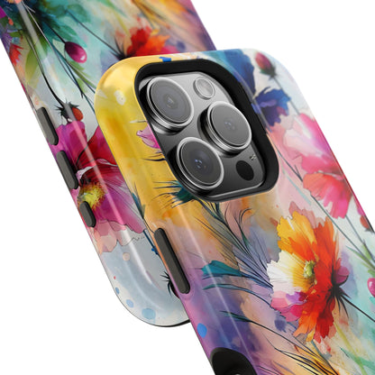 Flowers Style MagSafe Tough Iphone Case