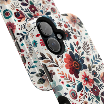 Boho flowers MagSafe Tough Iphone Case