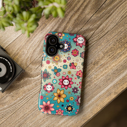 Kawai Flowers MagSafe Tough Iphone Case