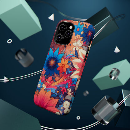 Celestial flowers MagSafe Tough Iphone Case