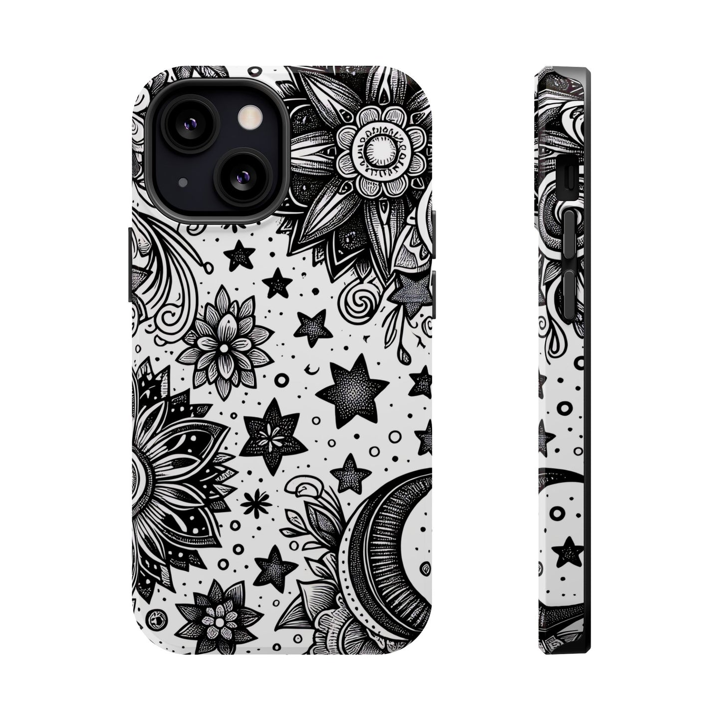 Celestial flowers MagSafe Tough Iphone Case