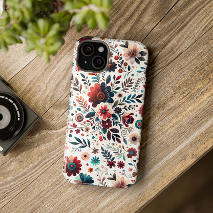 Boho flowers MagSafe Tough Iphone Case