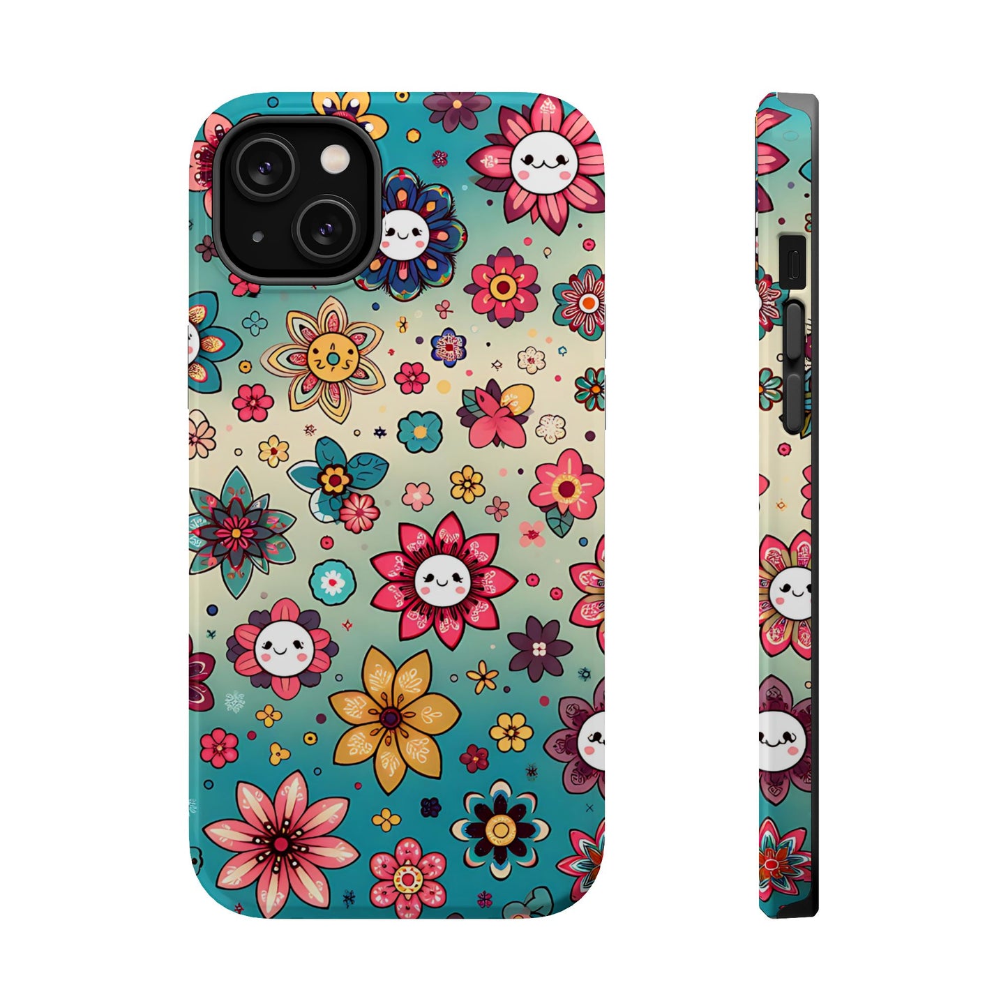 Kawai Flowers MagSafe Tough Iphone Case