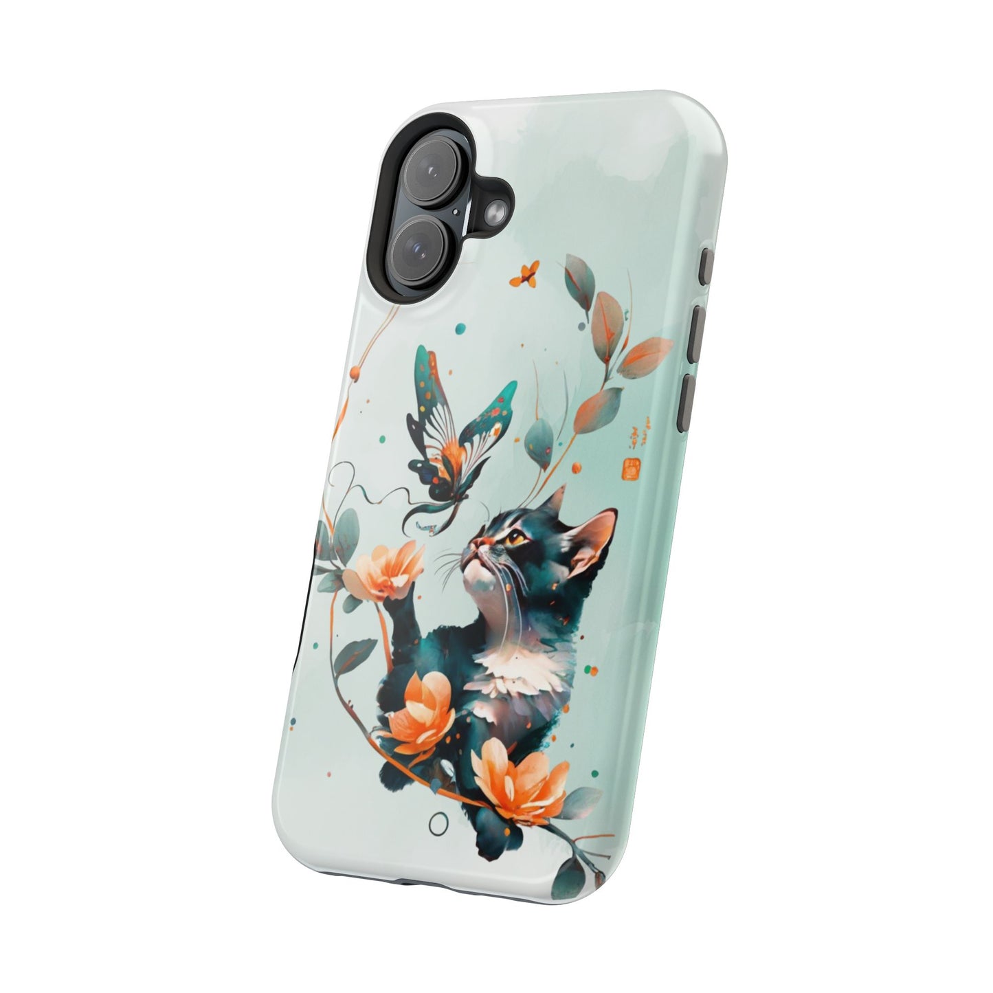 Kitten phone case, MagSafe Tough Iphone Cases