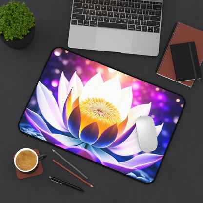 Lotus flower Desk Mat