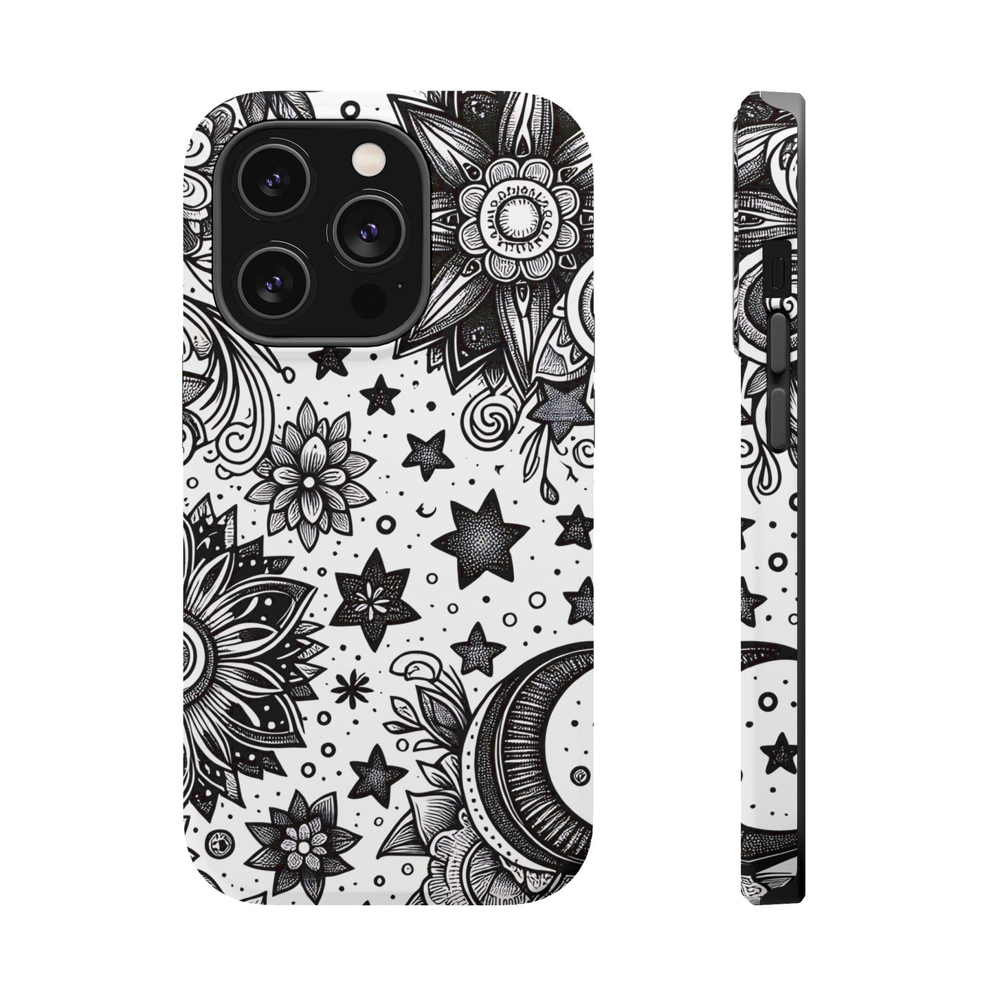 Celestial flowers MagSafe Tough Iphone Case