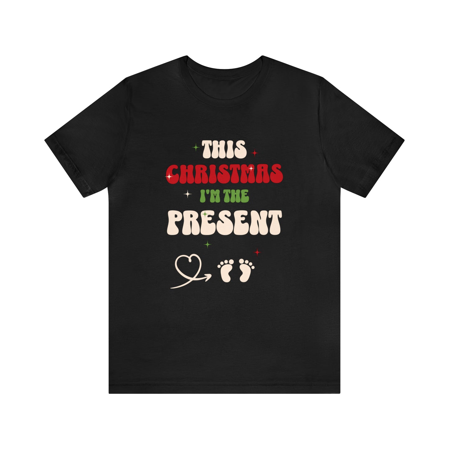 Funny Christmas Baby announcement shirt