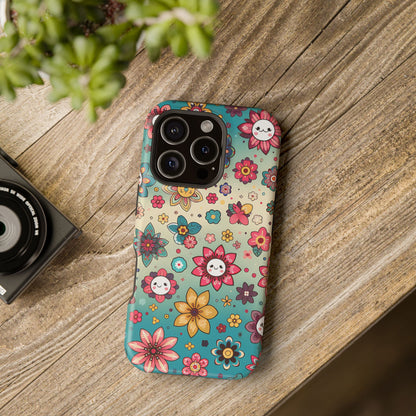 Kawai Flowers MagSafe Tough Iphone Case