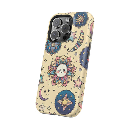 Celestial flowers MagSafe Tough Iphone Case