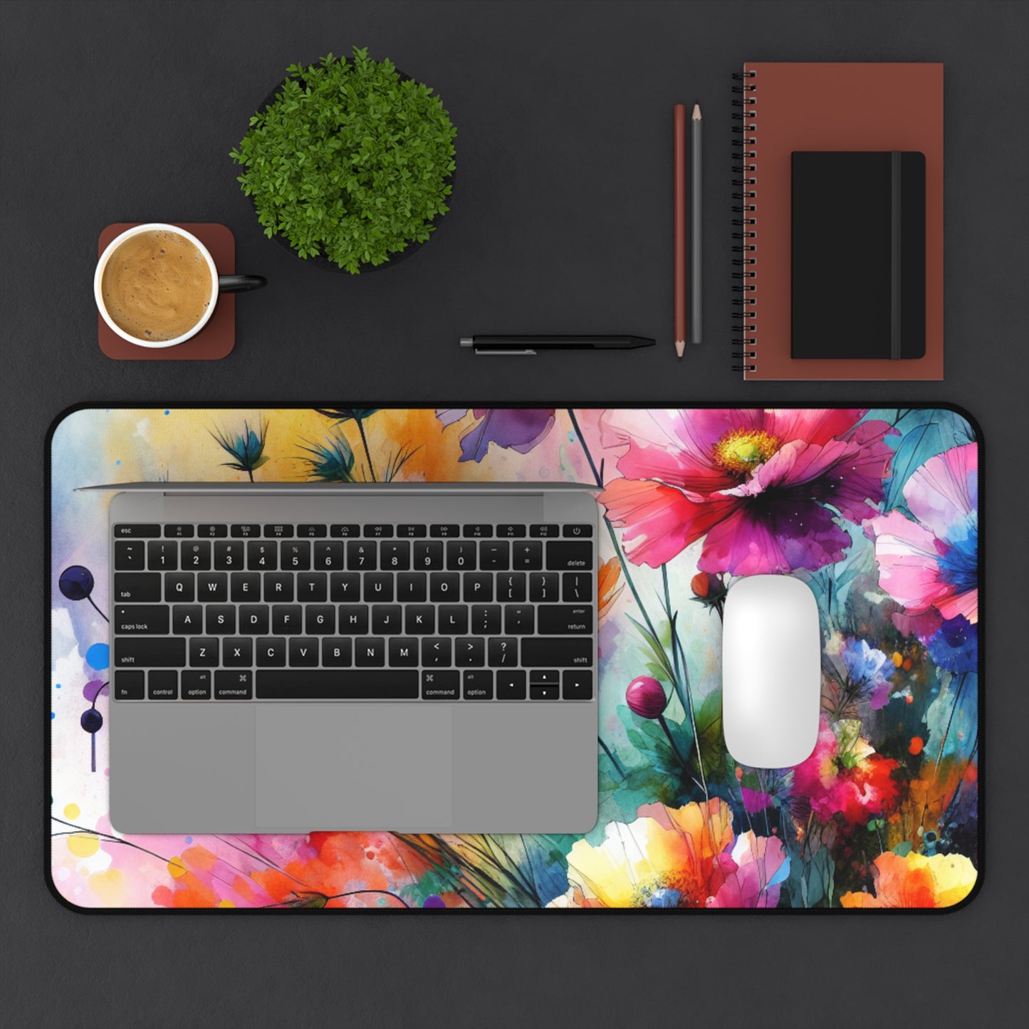 Flowers Desk Mat