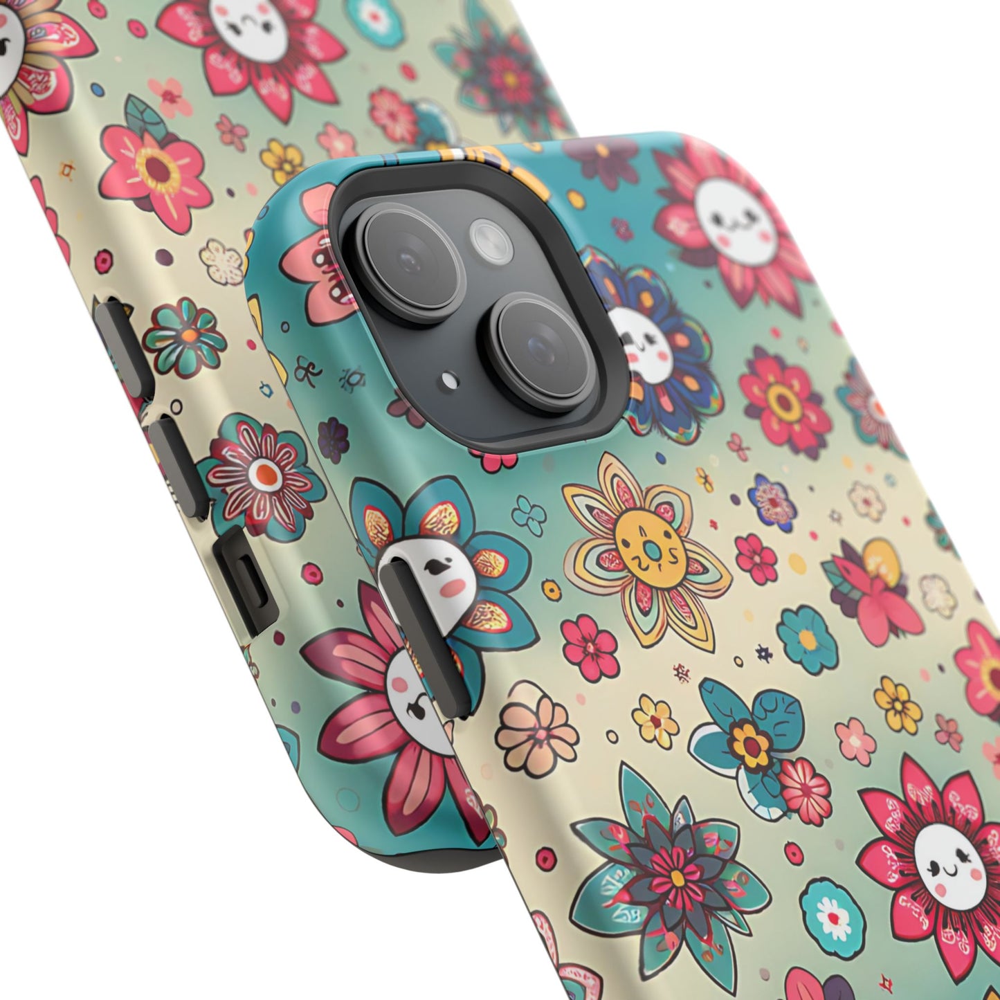 Kawai Flowers MagSafe Tough Iphone Case