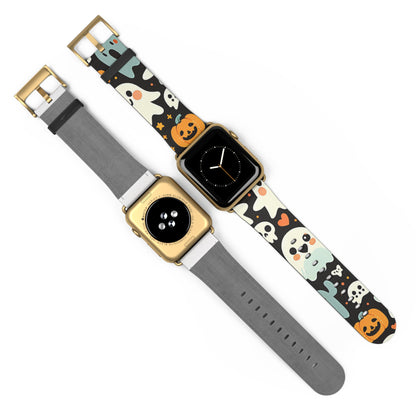 Halloween Faux Leather Apple Watch Band