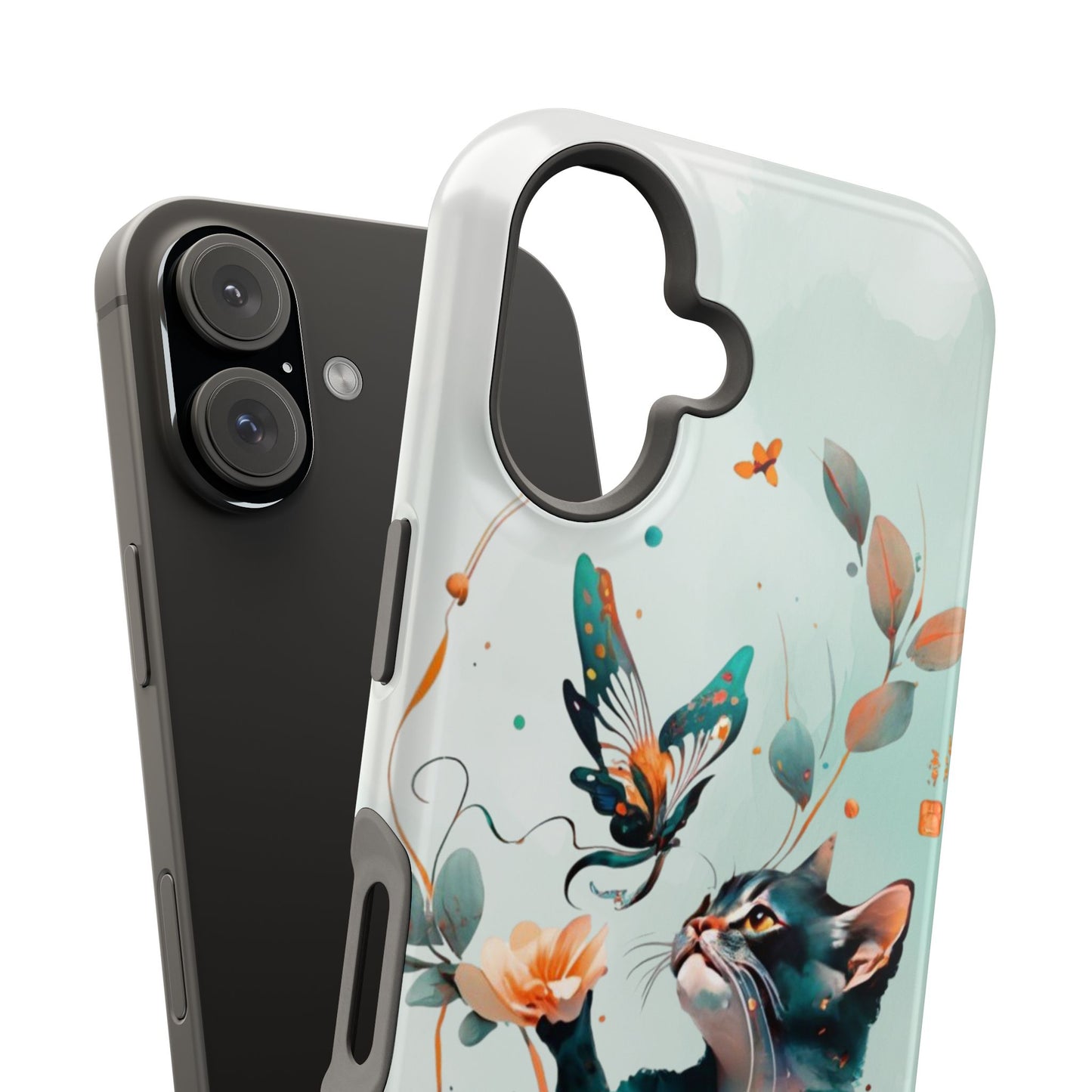 Kitten phone case, MagSafe Tough Iphone Cases