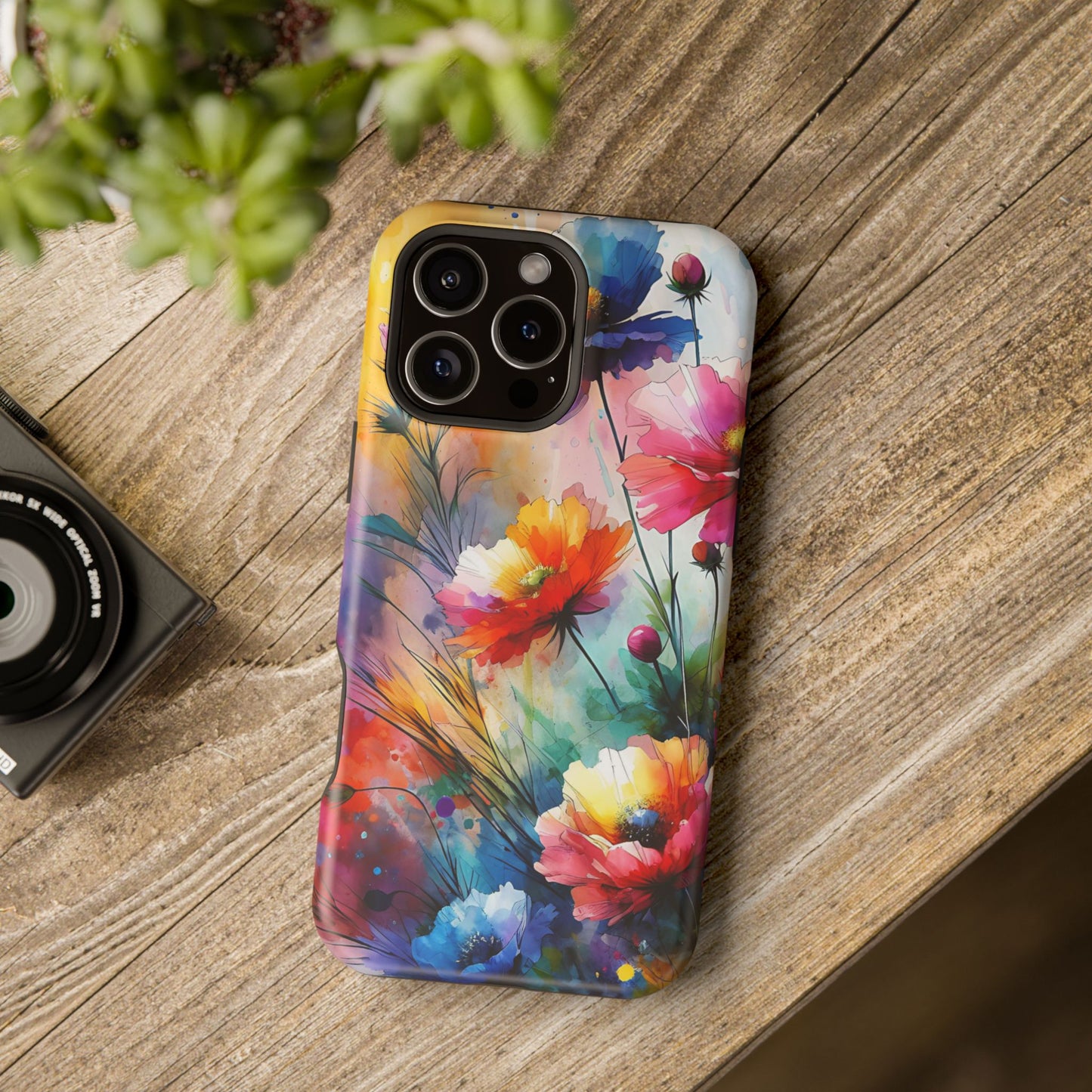 Flowers Style MagSafe Tough Iphone Case