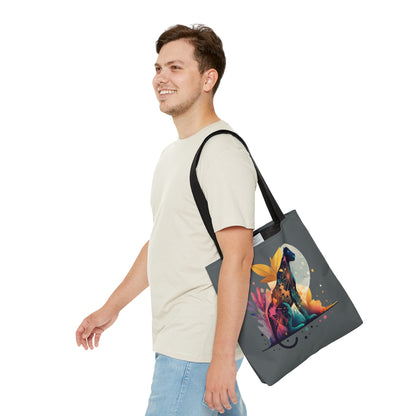 black panther Tote Bag, colorful panther tote bag