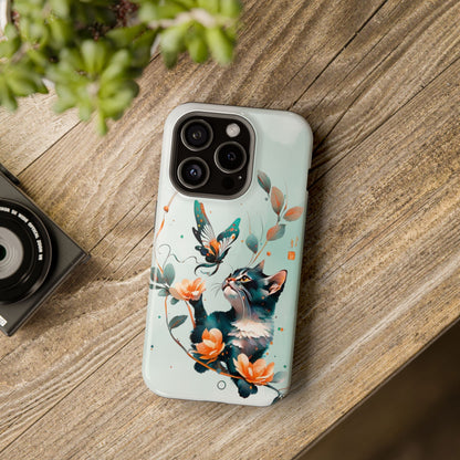 Kitten phone case, MagSafe Tough Iphone Cases