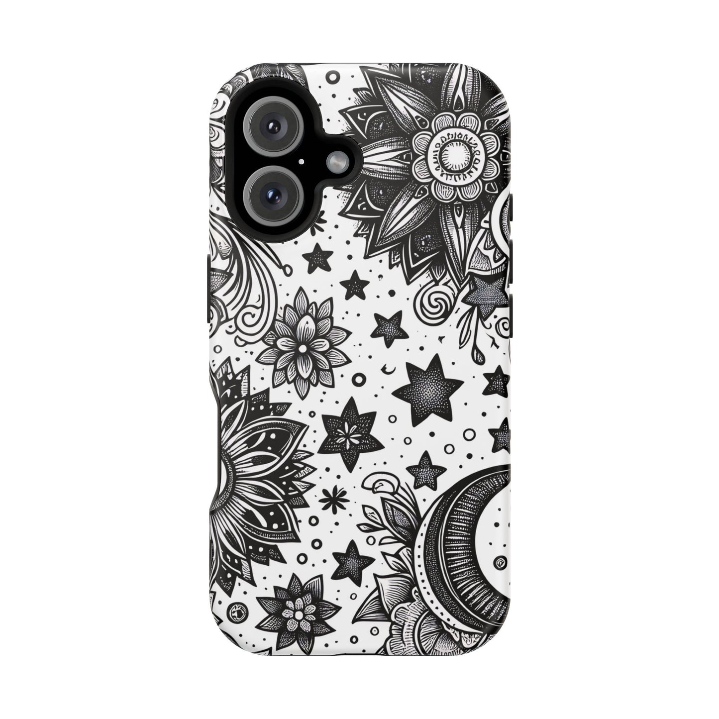 Celestial flowers MagSafe Tough Iphone Case