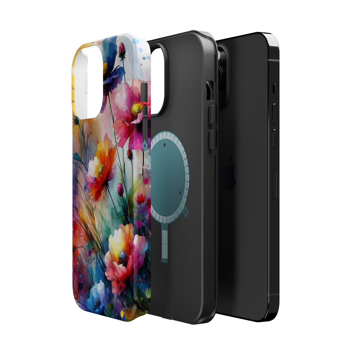 Flowers Style MagSafe Tough Iphone Case