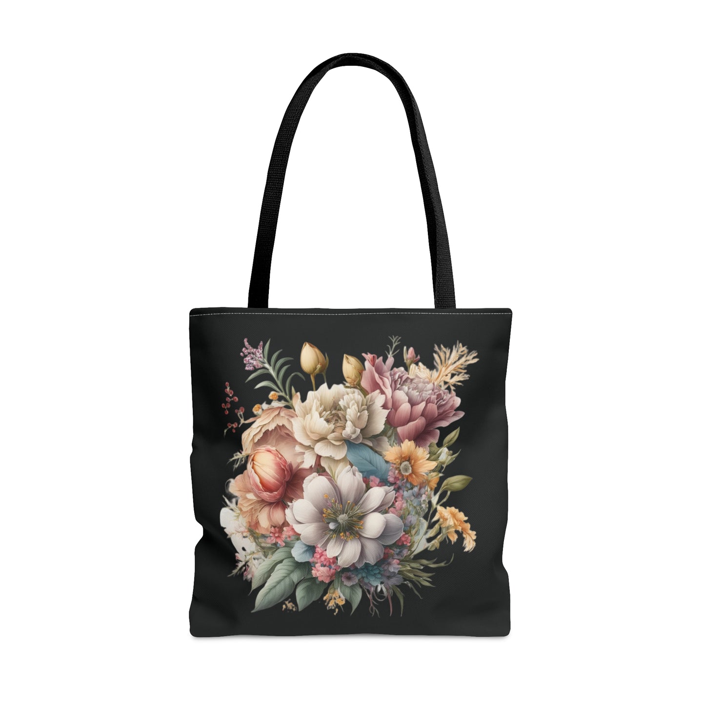 Wild flowers Tote Bag, colorful wildflowers, watercolor tote bag