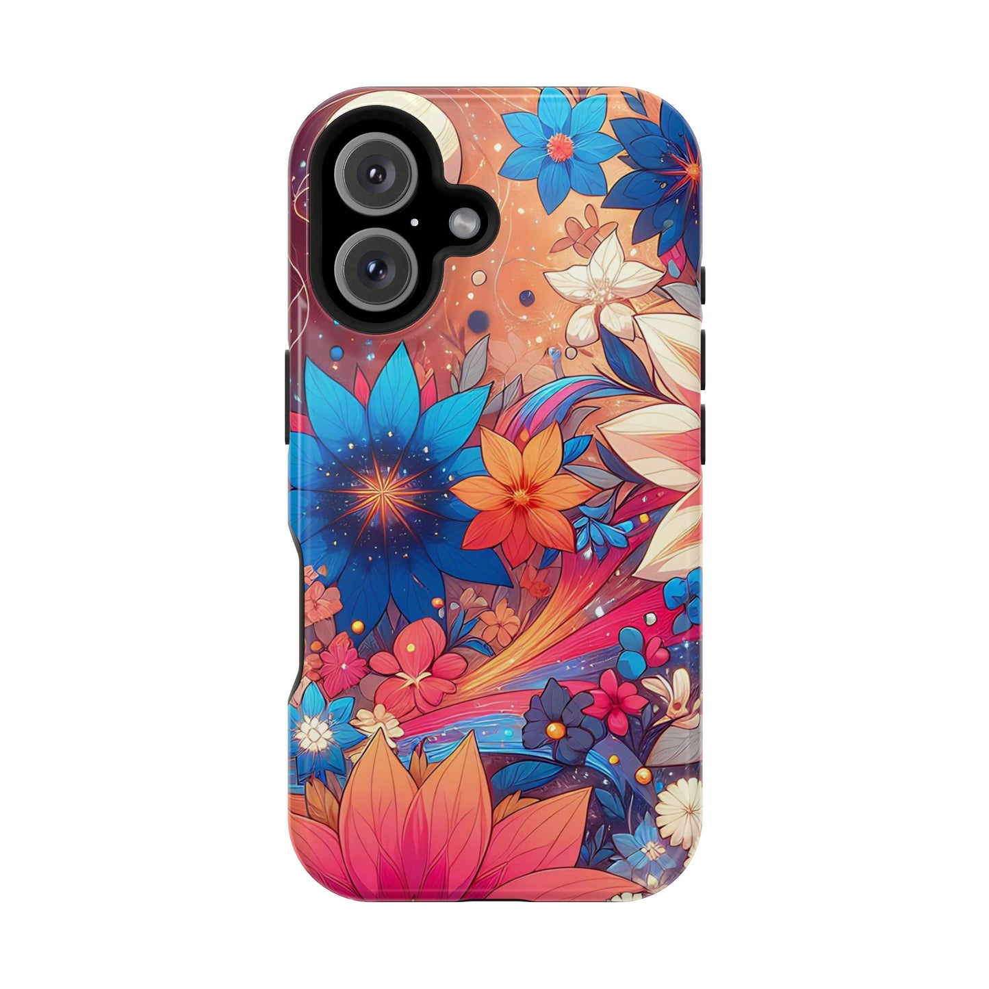 Celestial flowers MagSafe Tough Iphone Case