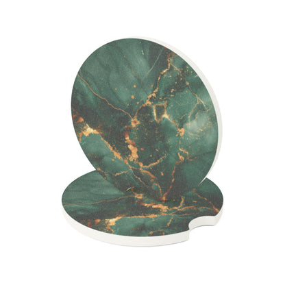 green Soapstone Car Coaster