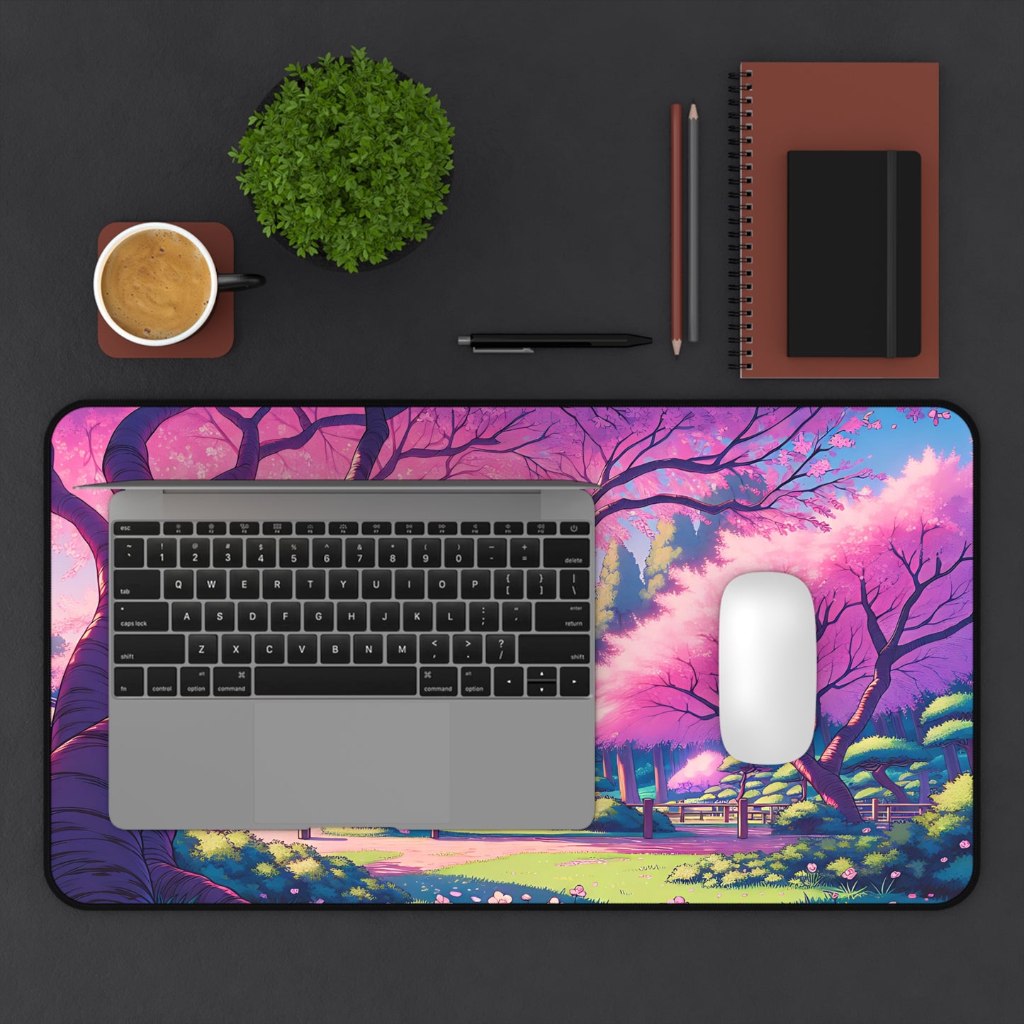 Japanese Garden Desk Mat