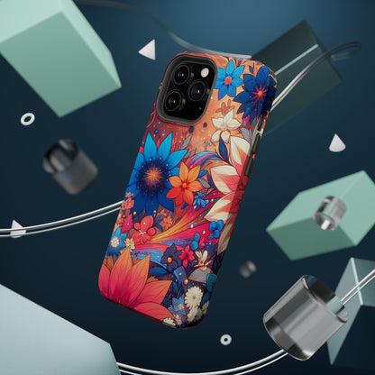 Celestial flowers MagSafe Tough Iphone Case