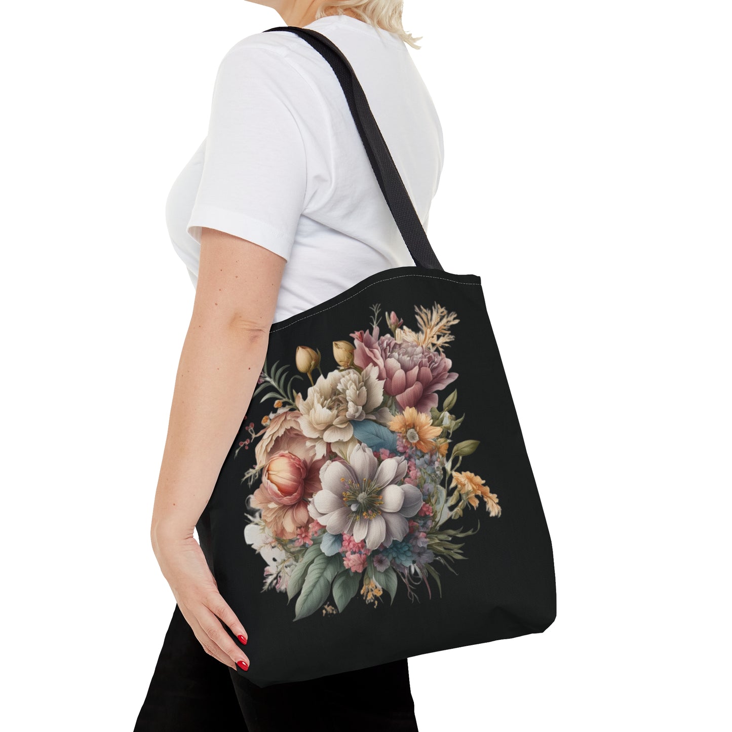 Wild flowers Tote Bag, colorful wildflowers, watercolor tote bag