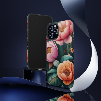 wildflower phone case, flower iphone case, flower Samsung case