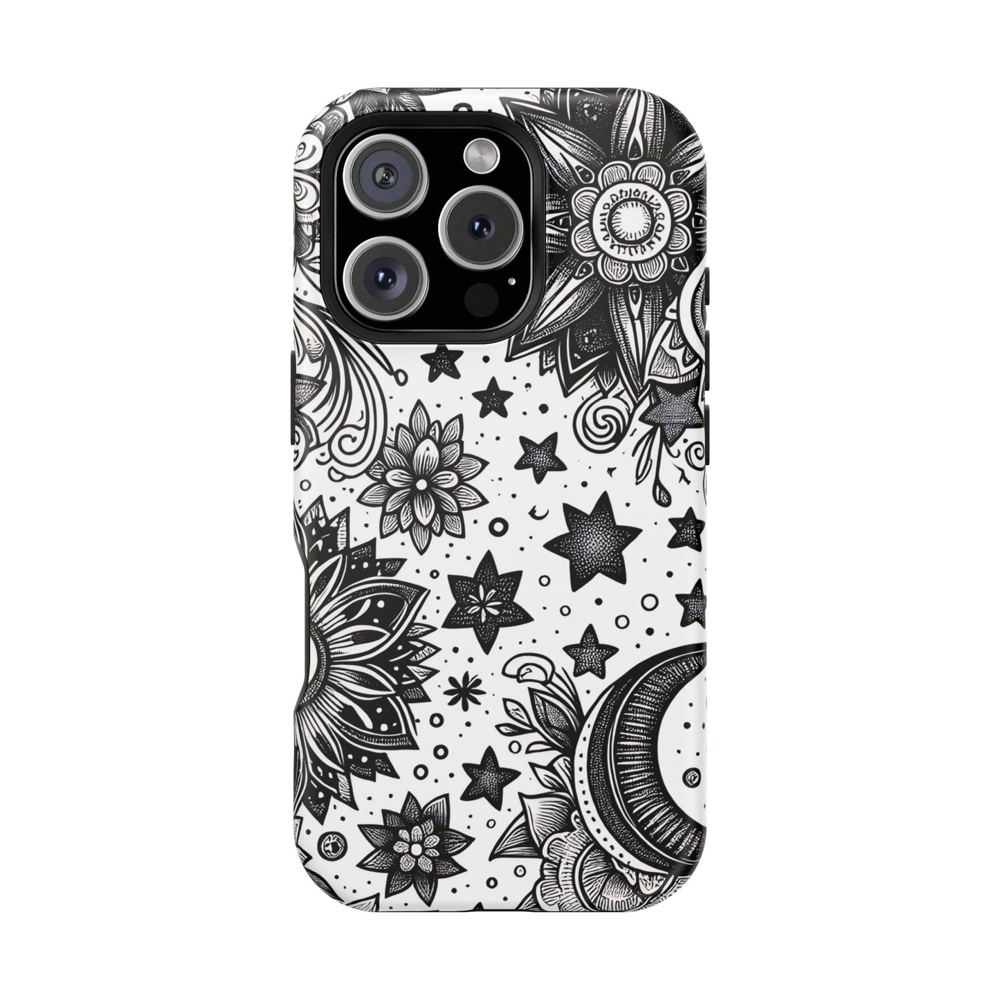 Celestial flowers MagSafe Tough Iphone Case