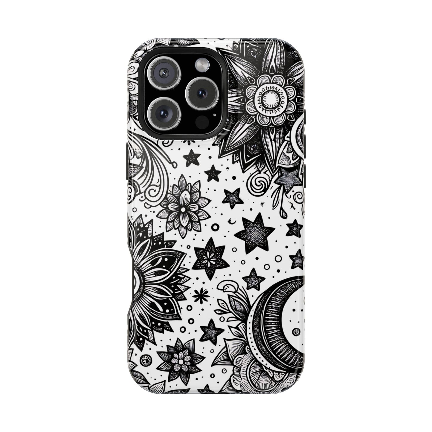 Celestial flowers MagSafe Tough Iphone Case