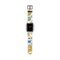 Sunflowers Faux Leather Apple Watch Band