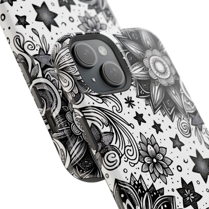 Celestial flowers MagSafe Tough Iphone Case