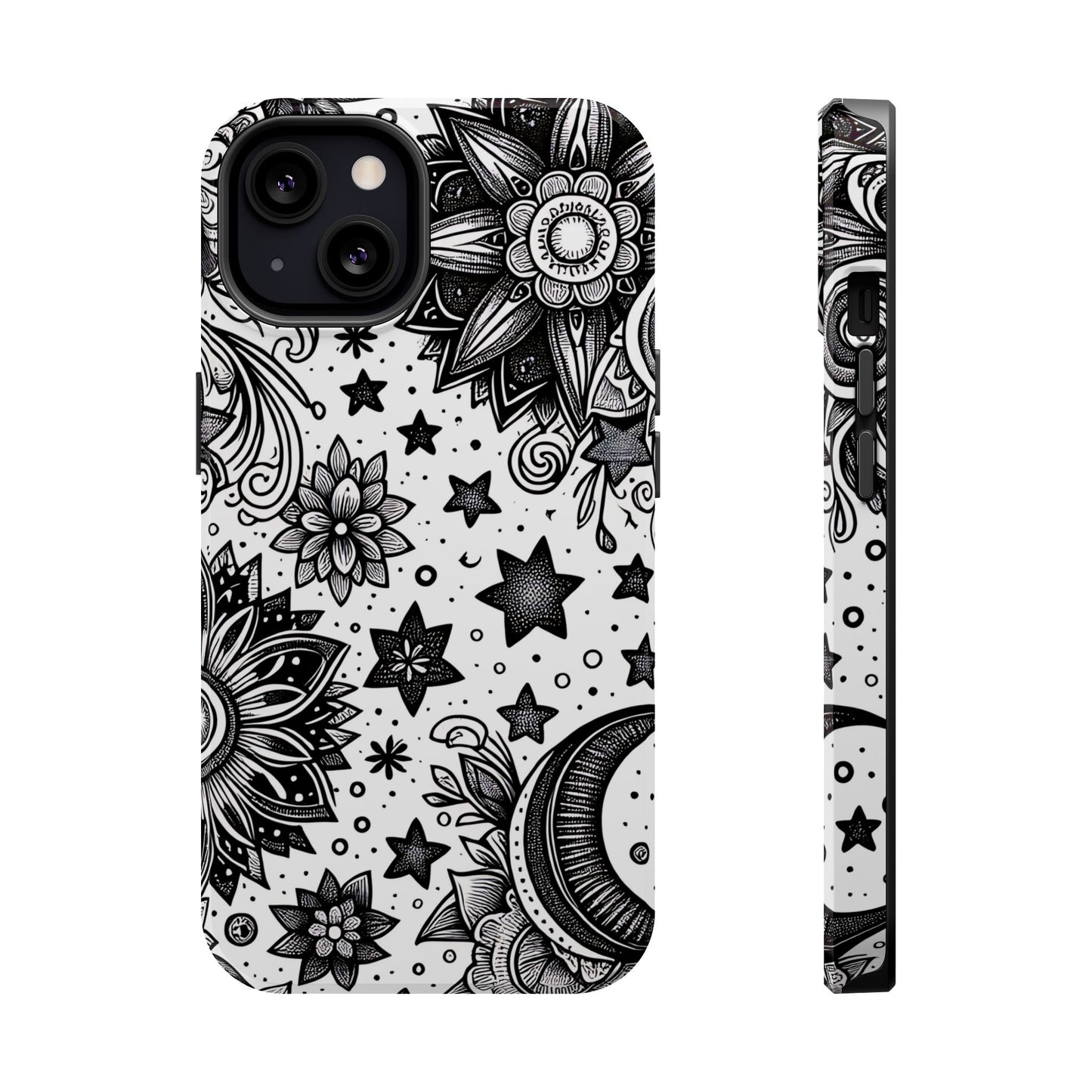 Celestial flowers MagSafe Tough Iphone Case