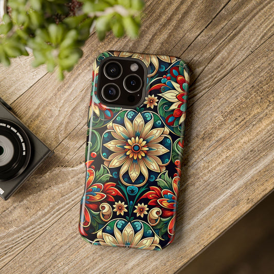 Celestial flowers MagSafe Tough Iphone Case