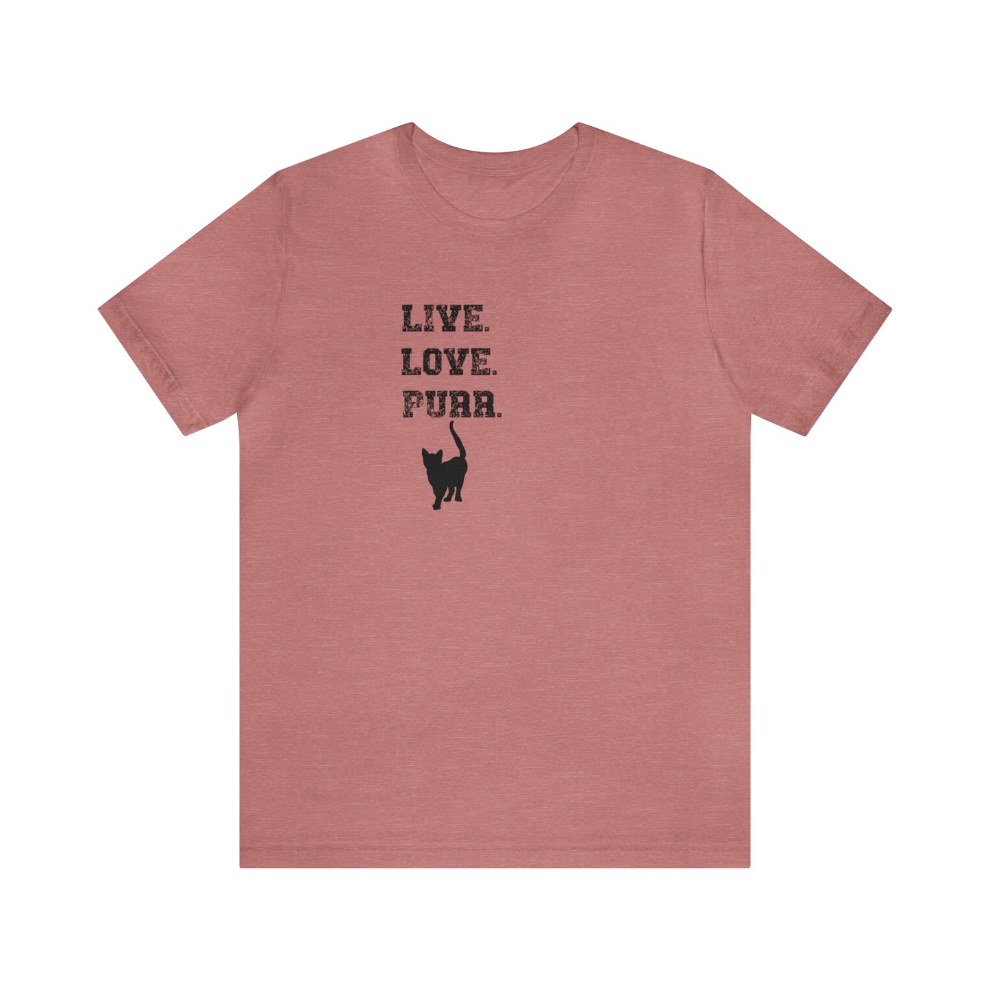 Live love purr, cat lover shirt, cat shirt, cat shirt for women, gift for cat lover