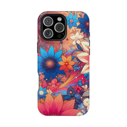 Celestial flowers MagSafe Tough Iphone Case