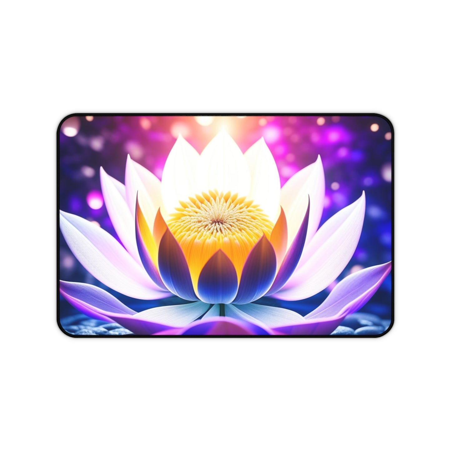 Lotus flower Desk Mat