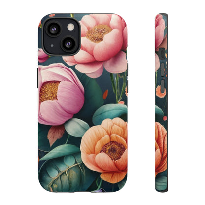 wildflower phone case, flower iphone case, flower Samsung case