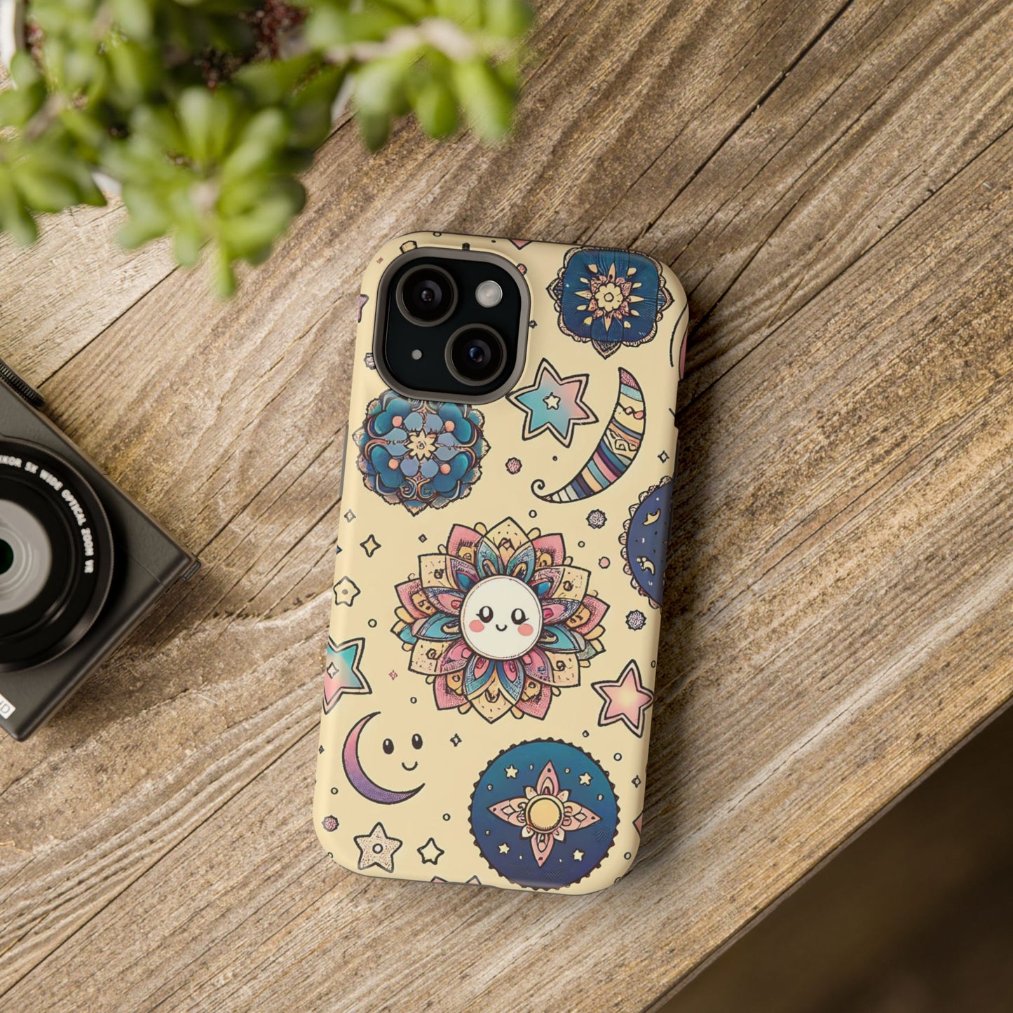 Celestial flowers MagSafe Tough Iphone Case