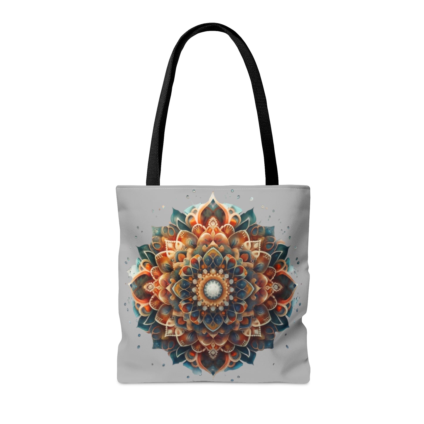 Tote Bag (AOP), Mandala tote bag, mandala art, floral mandala, 3d mandala, mandala bag