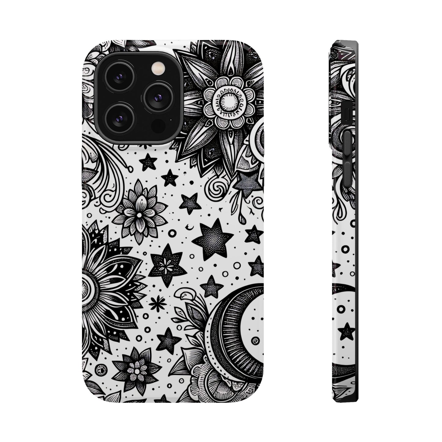 Celestial flowers MagSafe Tough Iphone Case