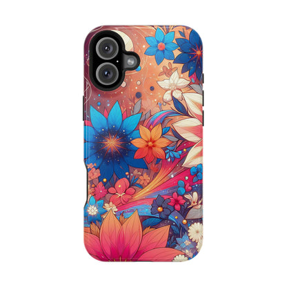 Celestial flowers MagSafe Tough Iphone Case